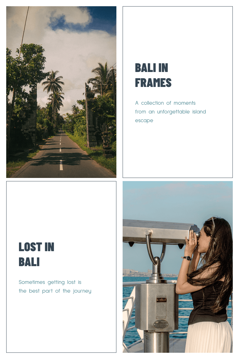 Bali Paradise: Palm Trees